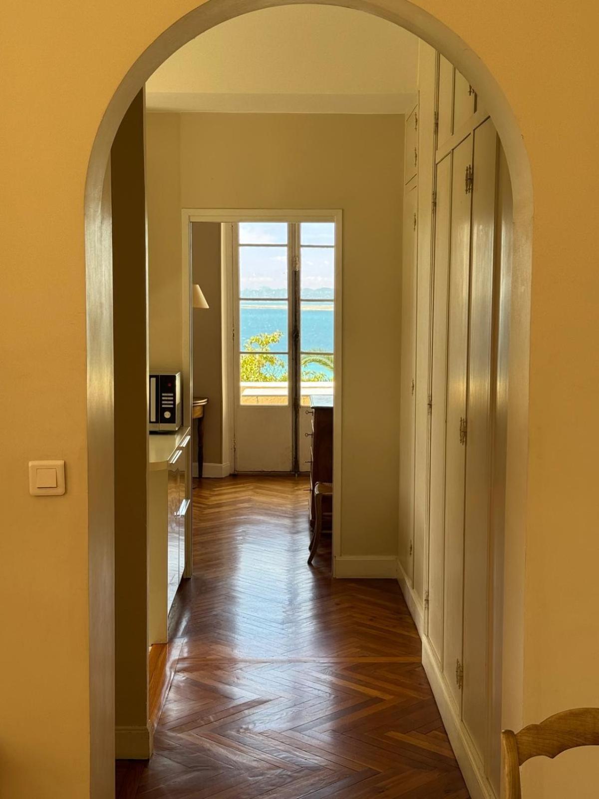 Palmeraie - Magnifique Appartement D'Epoque Avec Vue Mer 4 Personnes Avec Terrasse Le Port Nicea Zewnętrze zdjęcie