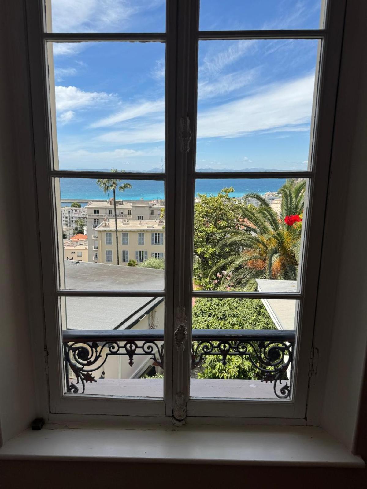 Palmeraie - Magnifique Appartement D'Epoque Avec Vue Mer 4 Personnes Avec Terrasse Le Port Nicea Zewnętrze zdjęcie
